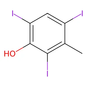 2,4,6-Triiodo-m-cresol structure