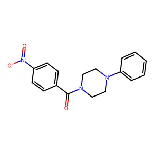 1-(4-Nitrobenzoyl)-4-phenylpiperazine structure