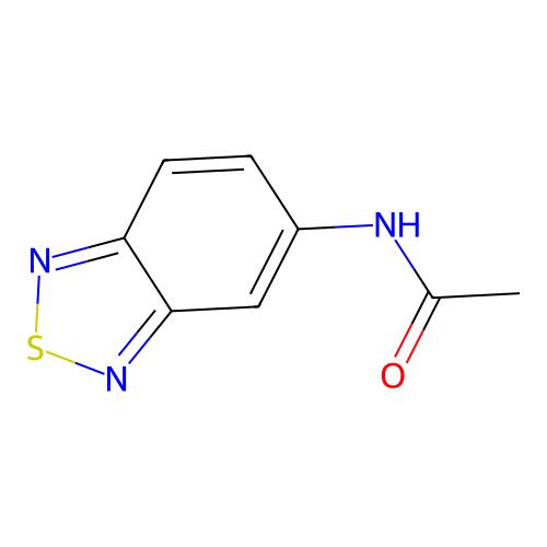 N-(2,1,3-Benzothiadiazol-5-yl)acetamide structure