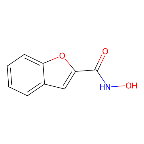 Benzofuran-2-carbohydroxamic acid structure