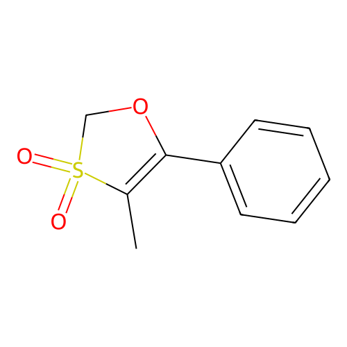 4-甲基-5-苯基-1,3-氧硫杂环戊烯3,3-二氧化物 structure