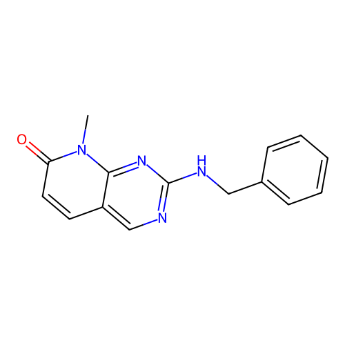 2-(Benzylamino)-8-methylpyrido[2,3-d]pyrimidin-7(8h)-one structure
