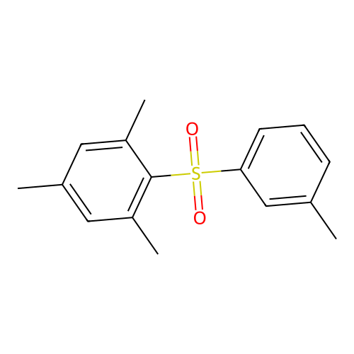 Mesityl M-tolyl sulfone structure