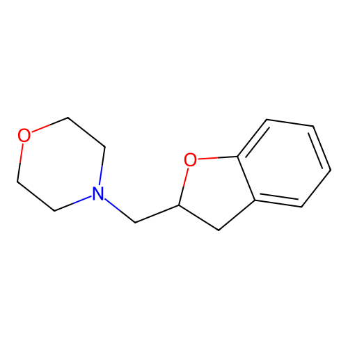 4-(2,3-Dihydro-1-benzofuran-2-ylmethyl)morpholine structure