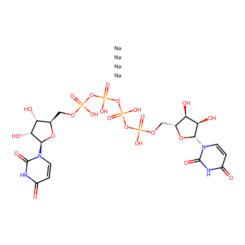Diquafosol tetrasodium structure