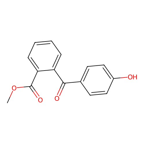 Methyl 2-(4-hydroxybenzoyl)benzoate structure