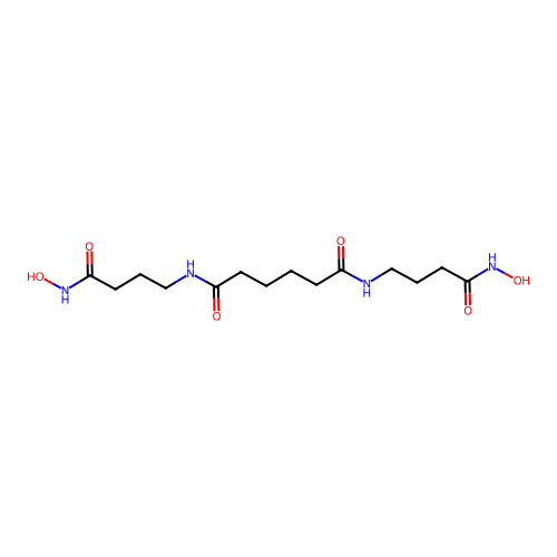 N,N'-bis[4-(hydroxyamino)-4-oxobutyl]hexanediamide structure
