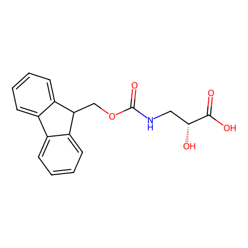 (R)-Fmoc-isoserine structure