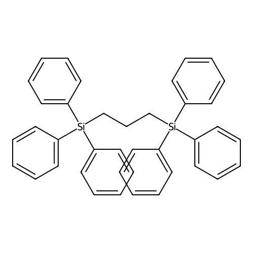 1,3-Trimethylenebis(triphenylsilane) structure