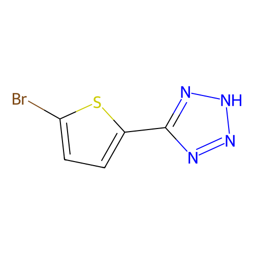 5-(5-Bromo-2-Thienyl)-1H-Tetrazole structure