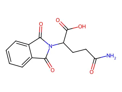 N-Phthaloyl-L-glutamine structure