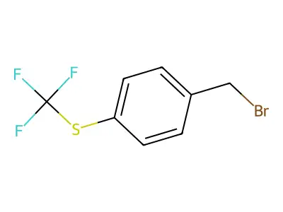 4-(Trifluoromethylthio)benzyl bromide structure
