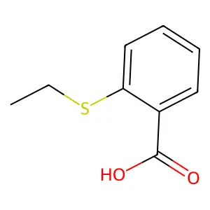 2-(Ethylsulfanyl)benzoic acid structure