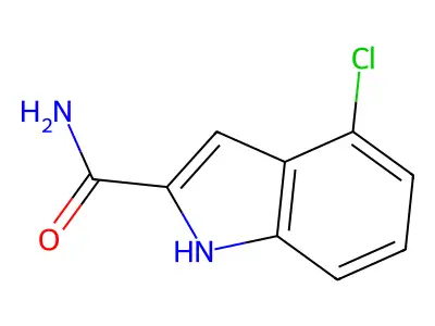 4-chloro-1H-indole-2-carboxamide structure