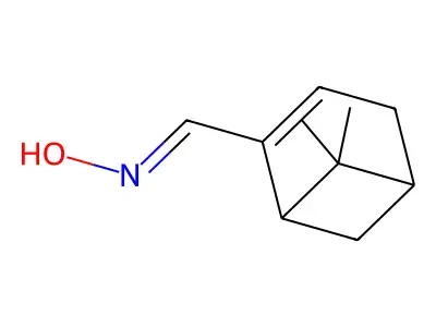 N-[(6,6-dimethyl-2-bicyclo[3.1.1]hept-2-enyl)methylidene]hydroxylamine structure