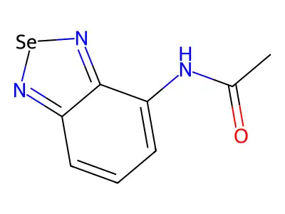 N-(2,1,3-benzoselenadiazol-4-yl)acetamide structure