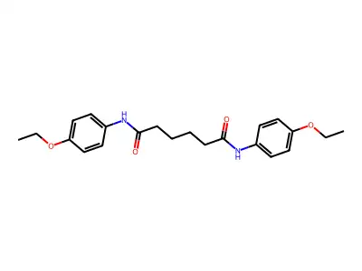 N(1),N(6)-Bis(4-ethoxyphenyl)hexanediamide structure