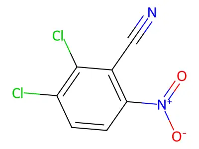 2,3-Dichloro-6-nitrobenzonitrile structure
