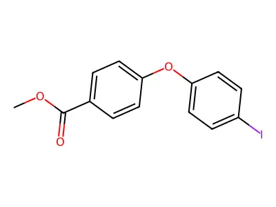 Methyl 4-(4-iodophenoxy)benzoate structure