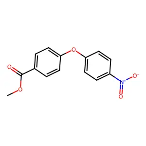 Methyl 4-(4-nitrophenoxy)benzoate structure