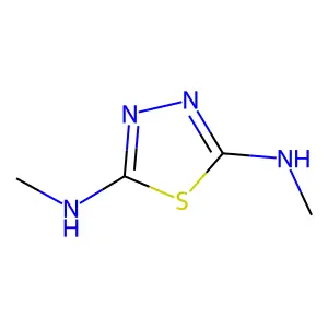 2,5-Bis(methylamino)-1,3,4-thiadiazole structure