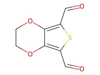 2,3-Dihydrothieno[3,4-b][1,4]dioxine-5,7-dicarbaldehyde structure