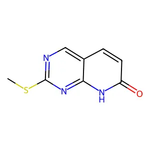2-(methylthio)pyrido(2,3-d)pyrimidin-7(8H)-one structure