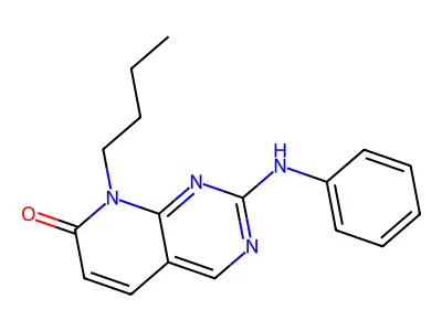 8-butyl-2-(phenylamino)-7H,8H-pyrido[2,3-d]pyrimidin-7-one structure