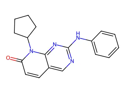 N8 Pyrido[2,3-d]pyrimidin-7-one deriv. 45 structure