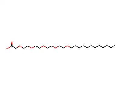 3,6,9,12,15-Pentaoxaheptacosanoicacid structure