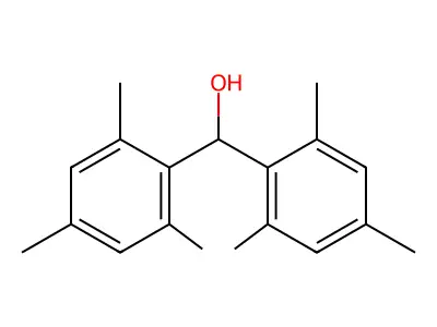 Dimesitylmethanol structure