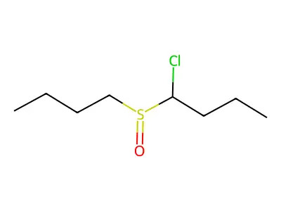 1-Butylsulfinyl-1-chlorobutane structure