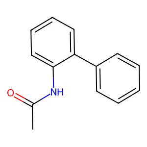 2-Acetamidobiphenyl structure
