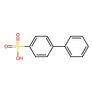 (1,1'-Biphenyl)-4-sulfonic acid structure