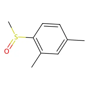 2,4-Dimethyl-1-(methylsulfinyl)benzene structure