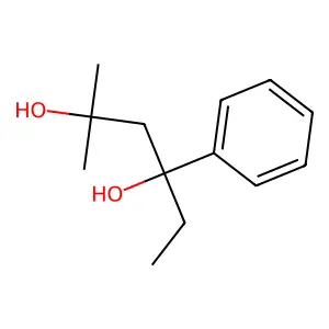 2,4-Hexanediol, 2-methyl-4-phenyl- structure
