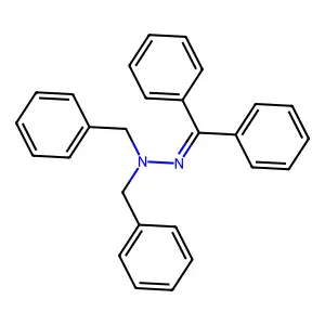 1,1-Dibenzyl-2-(diphenylmethylidene)hydrazine structure
