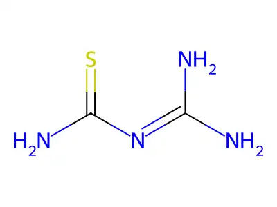 Carbamothioyl(diaminomethylidene)azanium structure