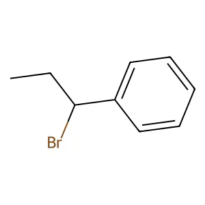 (1-Bromopropyl)benzene structure