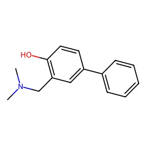 (1,1'-Biphenyl)-4-ol, 3-((dimethylamino)methyl)- structure