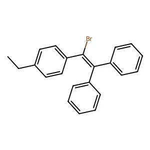 ETHYLENE, 1-BROMO-2,2-DIPHENYL-1-(p-ETHYLPHENYL)- structure