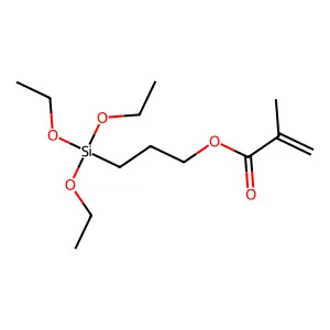 3-(Triethoxysilyl)propyl methacrylate structure