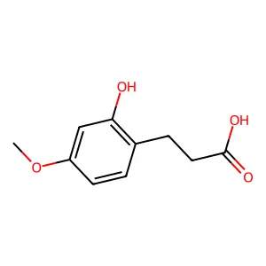 3-(2-Hydroxy-4-methoxyphenyl)propanoic acid structure