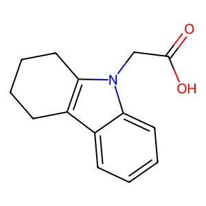 2-(3,4-Dihydro-1H-carbazol-9(2H)-yl)acetic acid structure