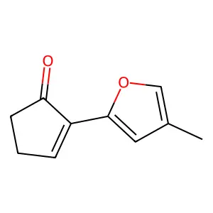 2-(4-Methyl-2-furyl)-2-cyclopenten-1-one structure
