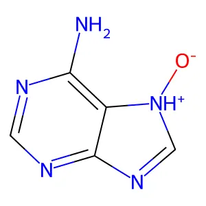腺嘌呤7-氧化物 structure