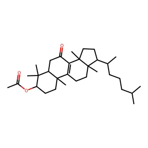 7-Oxolanost-8-en-3-yl acetate structure