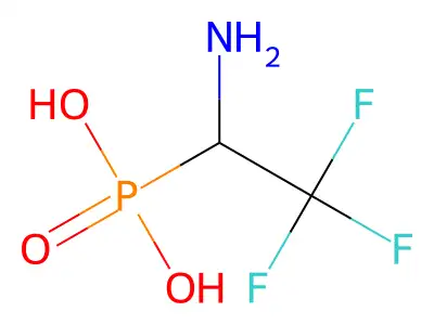 (1-Amino-2,2,2-trifluoro-ethyl)-phosphonic acid structure