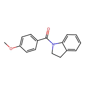 1-(4-Methoxybenzoyl)indoline structure