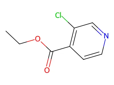 Ethyl 3-chloroisonicotinate structure